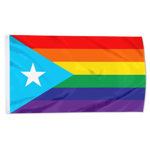 Fyon Puerto Rico LGBTQ Pride Flag Light Blue