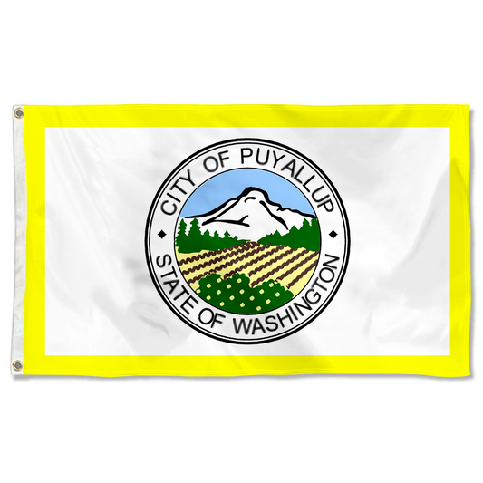 Fyon Puyallup, Washington flag Banner