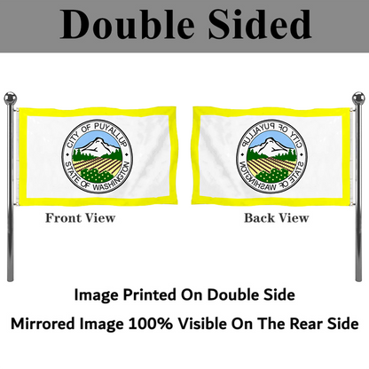 Fyon Puyallup, Washington flag Banner