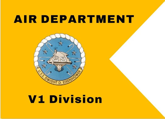 Fyon Guidon Custom USS Dwight D Eisenhower CVN-69 Flag Banner