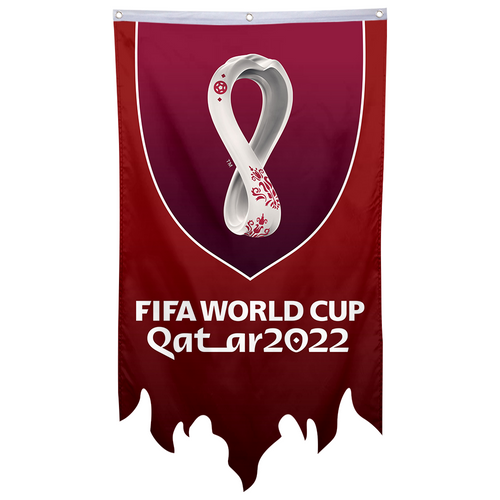 Fyon Qatar 2022 World Soccer Cup Flag Banner 30x50inch