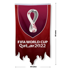 Fyon Qatar 2022 World Soccer Cup Flag Banner 30x50inch