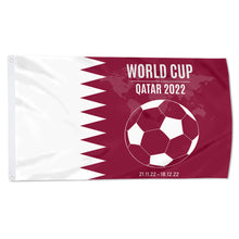 Fyon Qatar 2022 World Soccer Cup Flag (1) Indoor and outdoor banner