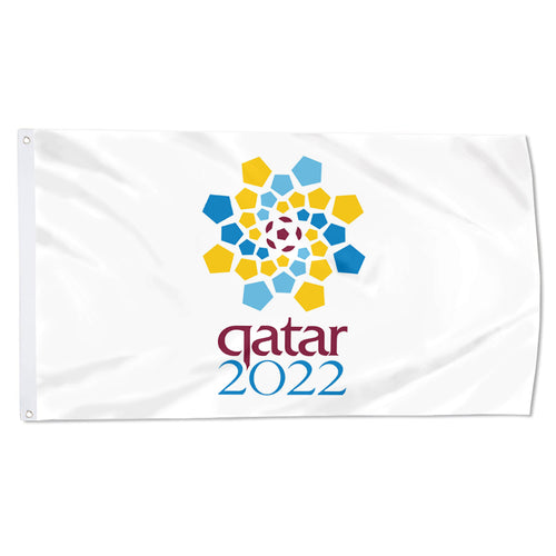 Fyon Qatar 2022 World Soccer Cup Flag(5) Indoor and outdoor banner