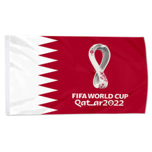 Fyon Qatar 2022 World Soccer Cup Flag(6) Indoor and outdoor banner