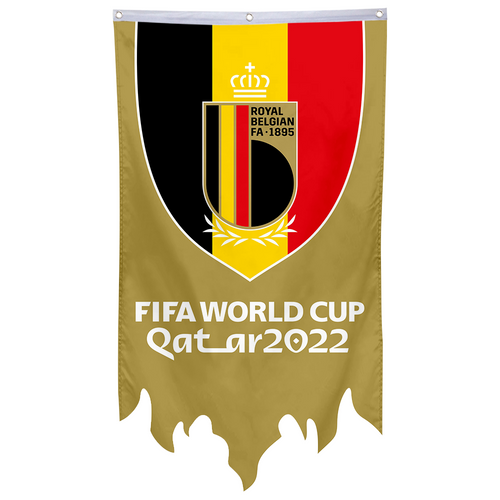 Fyon Qatar 2022 World Soccer Cup Flag for Belgium Flag Banner 30x50inch