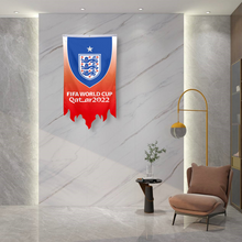 Fyon Qatar 2022 World Soccer Cup Flag for England Flag Banner 30x50inch