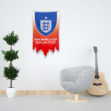 Fyon Qatar 2022 World Soccer Cup Flag for England Flag Banner 30x50inch