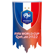 Fyon Qatar 2022 World Soccer Cup Flag for France Flag Banner 30x50inch