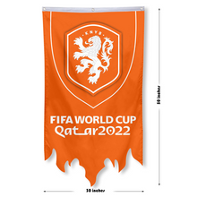 Fyon Qatar 2022 World Soccer Cup Flag for Netherlands  Flag Banner 30x50inch