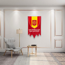 Fyon Qatar 2022 World Soccer Cup Flag for Spain Flag Banner 30x50inch