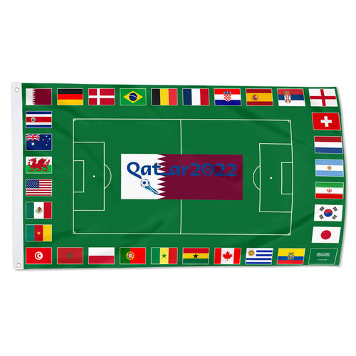 Fyon Qatar MENS WORLD CUP 2022 Flag Indoor and outdoor banner