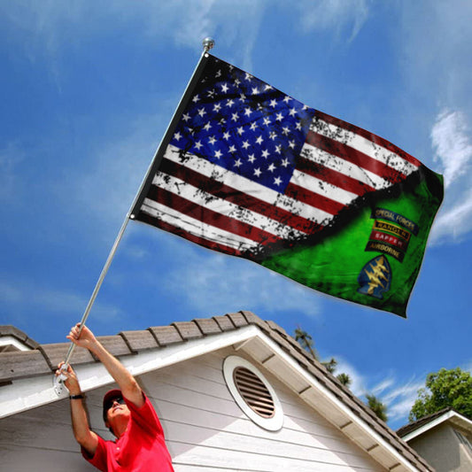 Fyon Quad Canopy SF Star & Stripes Flag Indoor and outdoor banner
