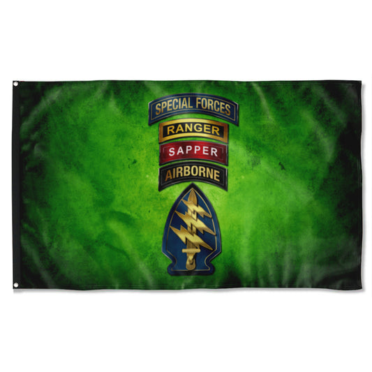 Fyon Quad Canopy Special Forces Flag  Indoor and outdoor banner