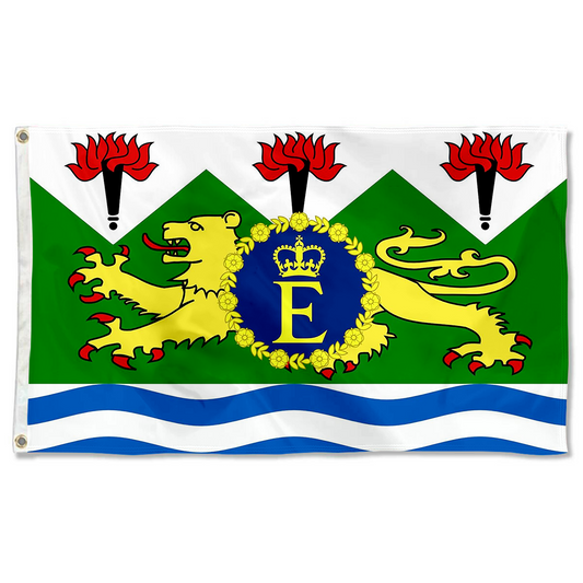 Fyon Queen Elizabeth II s Personal Flag for Sierra Leone 1961 to 1971 Indoor and outdoor banner