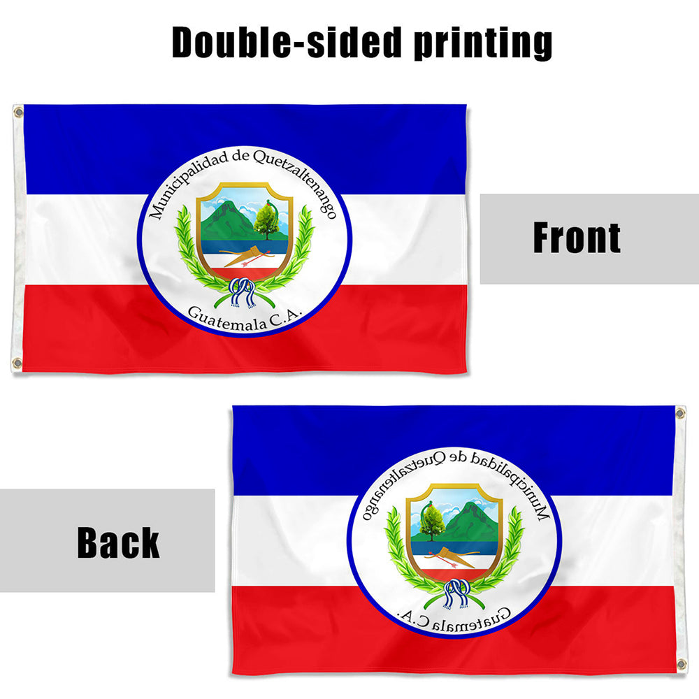 Fyon Quetzaltenango City, Guatemala Flag  Indoor and Outdoor Banner