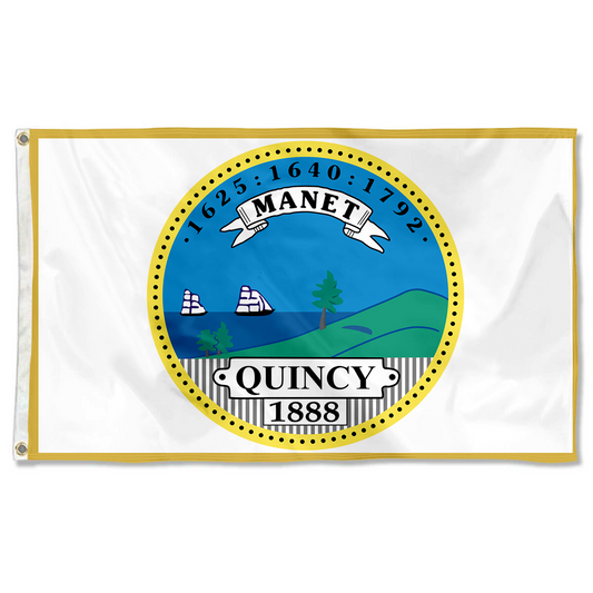 Fyon Quincy, Massachusetts flag Banner
