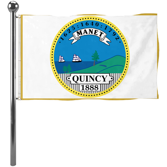 Fyon Quincy, Massachusetts flag Banner