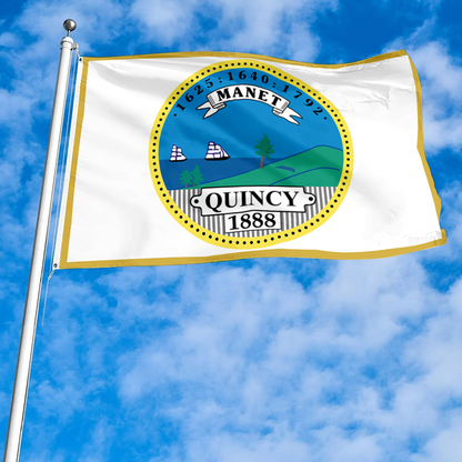 Fyon Quincy, Massachusetts flag Banner