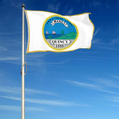Fyon Quincy, Massachusetts flag Banner