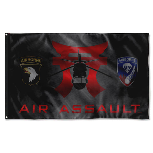Fyon Rakkasans Air Assault Units Flag Indoor and outdoor banner