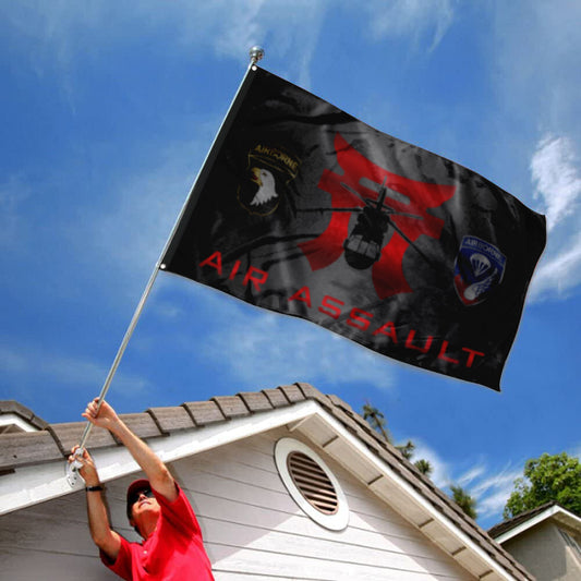 Fyon Rakkasans Air Assault Units Flag Indoor and outdoor banner
