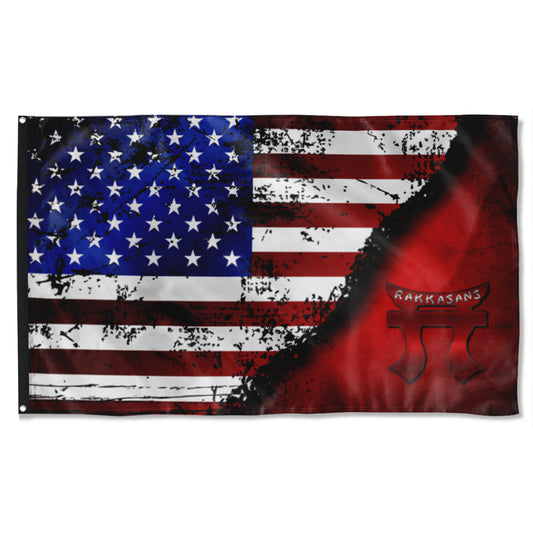 Fyon Rakkasans Stars And Stripes Tori Flag Indoor and outdoor banner
