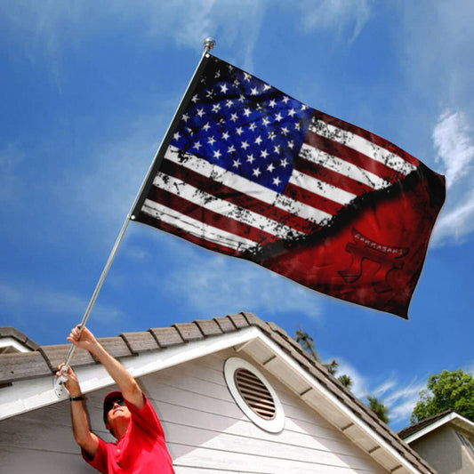 Fyon Rakkasans Stars And Stripes Tori Flag Indoor and outdoor banner