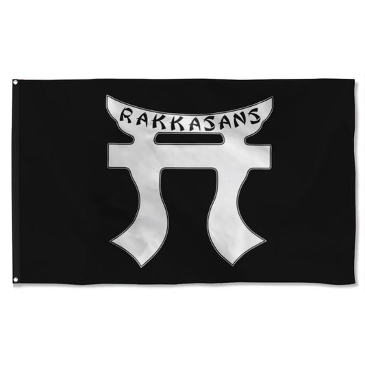 Fyon Rakkasans Tori Black And White Flag Indoor and outdoor banner