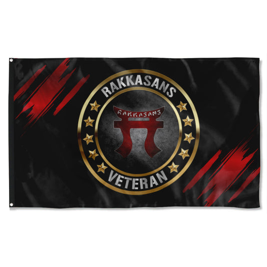 Fyon Rakkasans Veteran Flag Indoor and outdoor banner