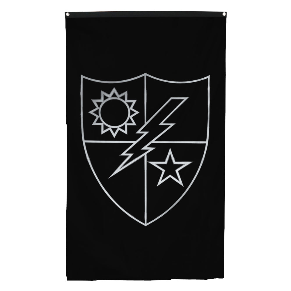 Fyon Ranger Regiment Crest Silver(Vertical) Flag Indoor and outdoor banner