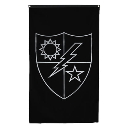 Fyon Ranger Regiment Crest Silver(Vertical) Flag Indoor and outdoor banner