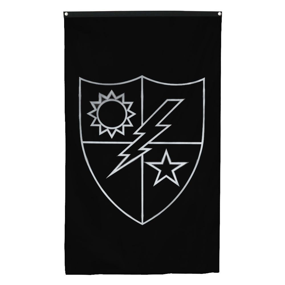 Fyon Ranger Regiment Crest Silver(Vertical) Flag Indoor and outdoor banner