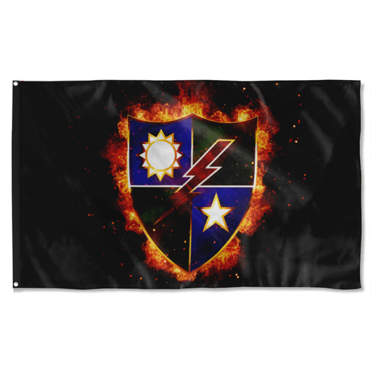 Fyon Ranger Regiment Fire Crest Flag Indoor and outdoor banner
