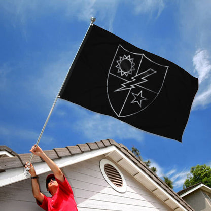 Fyon Ranger Regiment Silver Crest Flag Indoor and outdoor banner