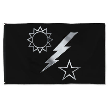 Fyon Ranger Regiment Silver Dui Flag Indoor and outdoor banner
