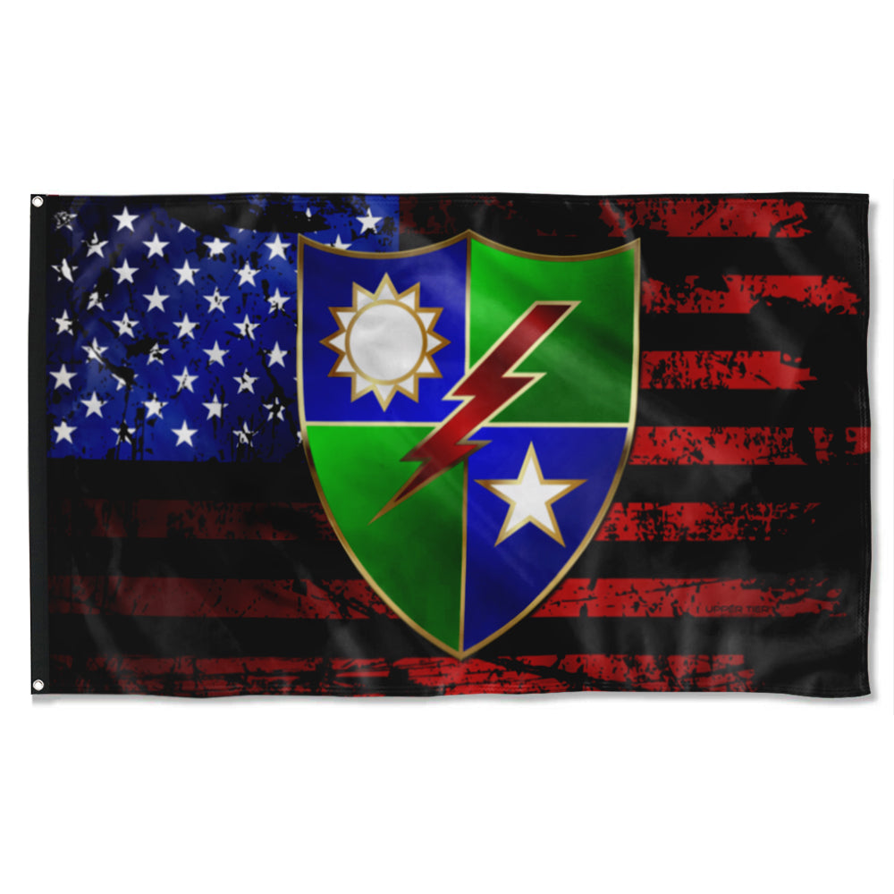 Fyon Ranger Regiment Trauma US Flag Indoor and outdoor banner