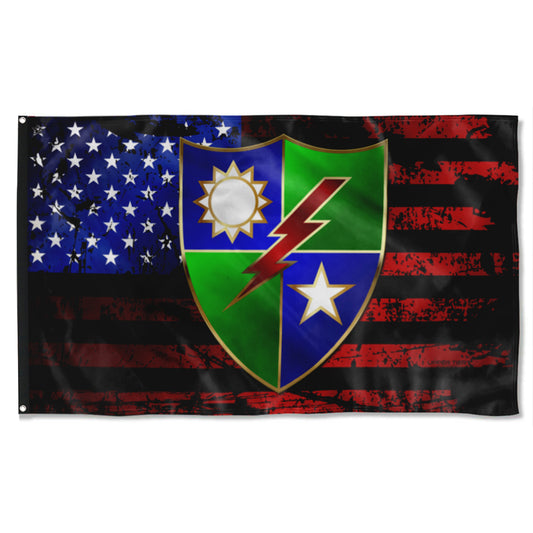 Fyon Ranger Regiment US Flag Indoor and outdoor banner