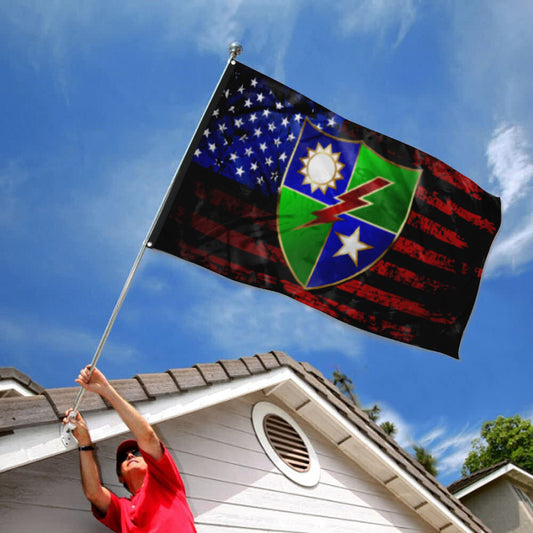 Fyon Ranger Regiment US Flag Indoor and outdoor banner