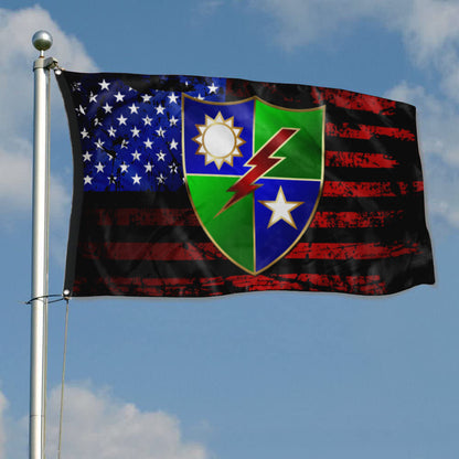 Fyon Ranger Regiment US Flag Indoor and outdoor banner