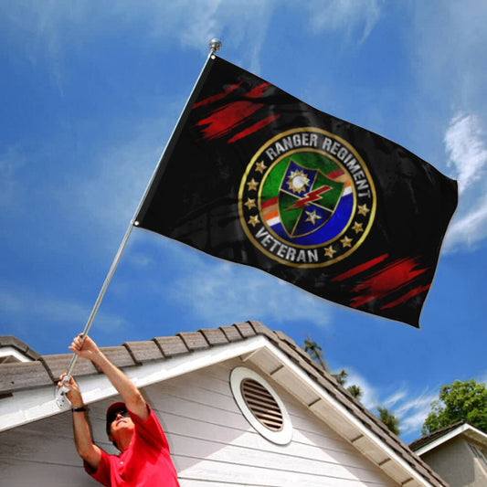 Fyon Ranger Regiment Veteran Flag Indoor and outdoor banner
