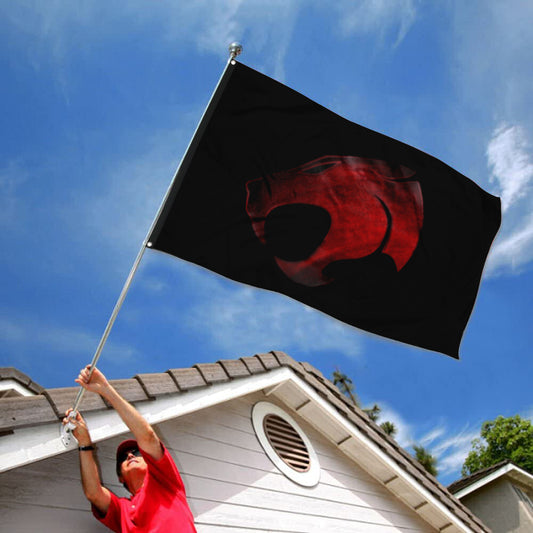 Fyon Red lion 1St Bn 2Nd Sfab Flag Indoor and outdoor banner