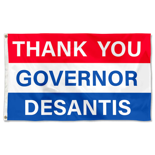 Fyon RON DESANTIS Thank You Governor Desantis 2024 USA Flag Banner