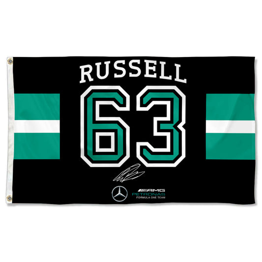 Fyon RUSSELL #63 Flag Banner