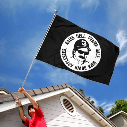 Fyon Raise Hell Praise Dale Flag Indoor and outdoor banner 32905