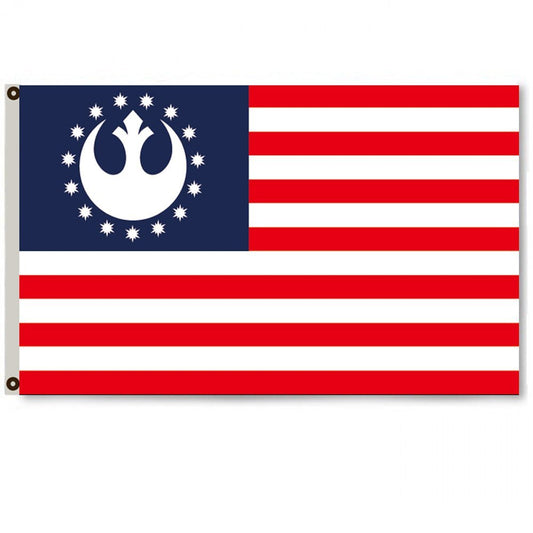 Fyon Rebel Alliance USA Stars & Stripes Flag Banner