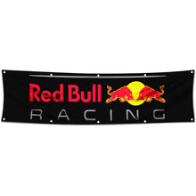 Fyon Red Bull Racing Banner Flag Indoor and Outdoor Banner 2x8ft