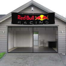 Fyon Red Bull Racing Banner Flag Indoor and Outdoor Banner 2x8ft