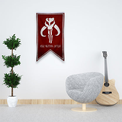 Fyon Star Wars Red Mandalorian Flag 30 x 50 inches
