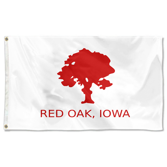 Fyon Red Oak, Iowa flag Banner